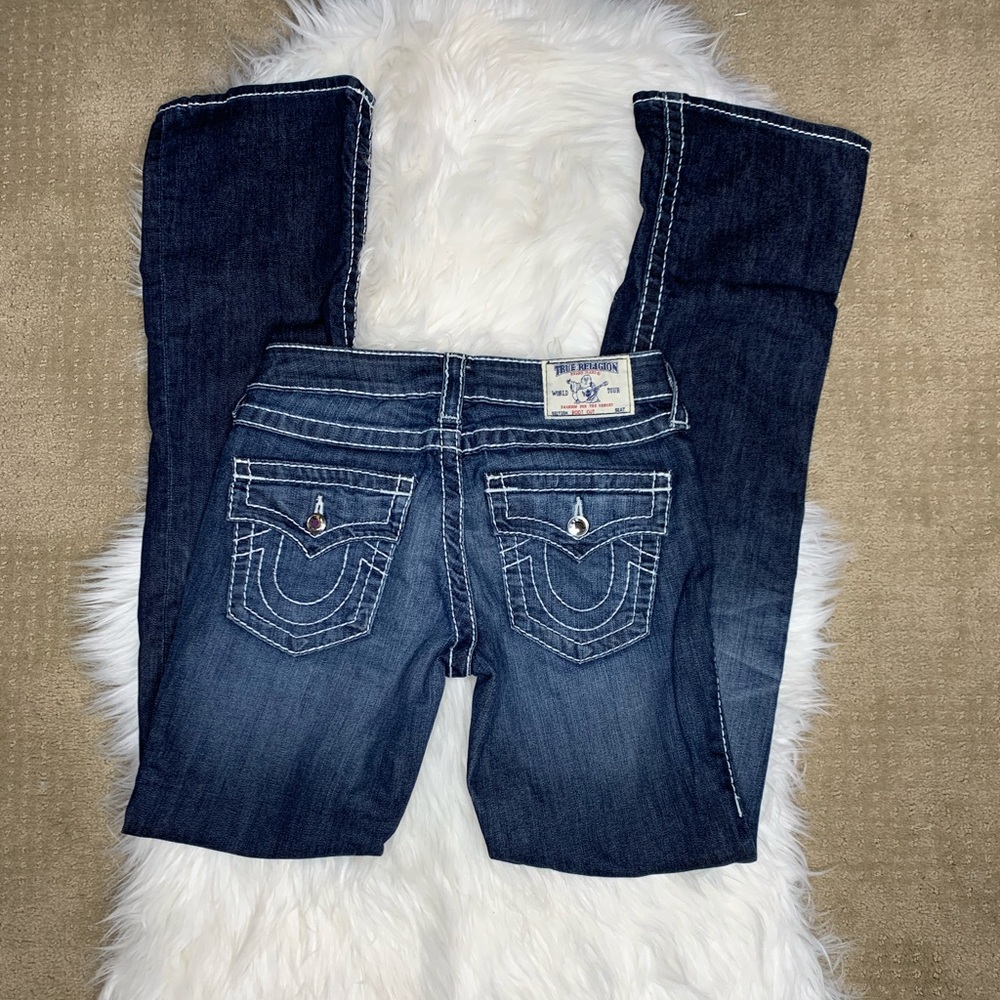 true religion bootcut welts clear disco